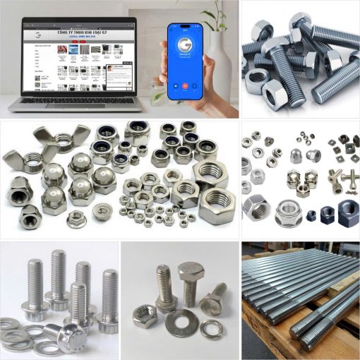bu lông đầu tròn cổ vuông m8